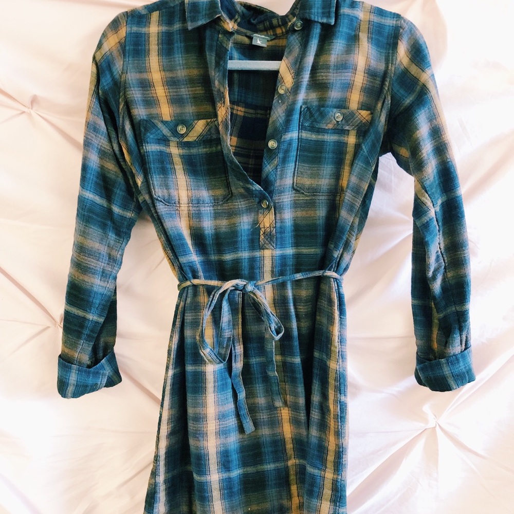 Flannel dress